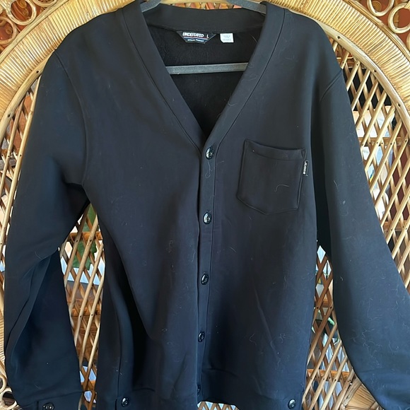 NWOT undefeated black cardigan - Picture 2 of 2